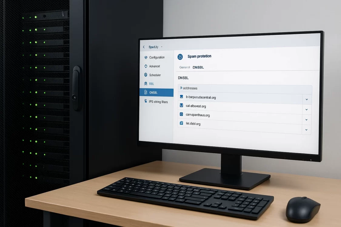 Как настроить защиту от спама через DNSBL в ISPmanager