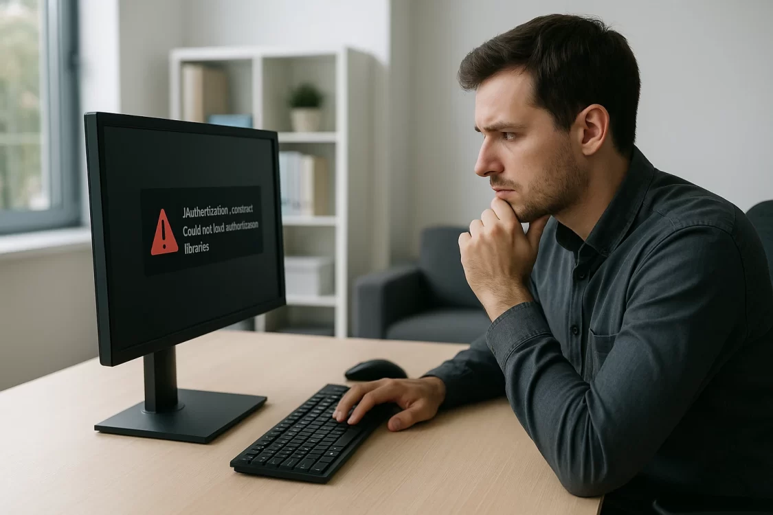 Ошибка «JAuthentication: :_construct: Не удаётся загрузить библиотеки проверки подлинности»: когда возникает и как исправить