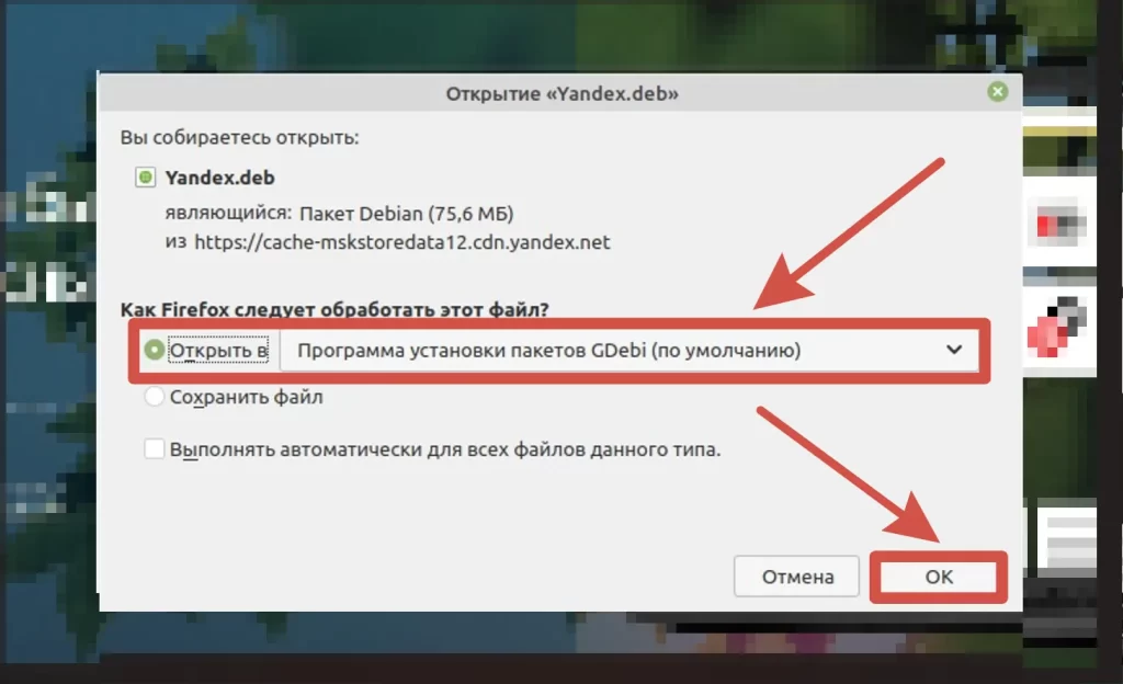 Запускаем процесс установки пакетов