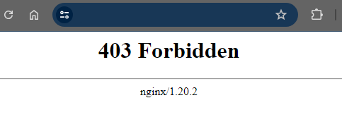 Ошибка 403 Forbidden