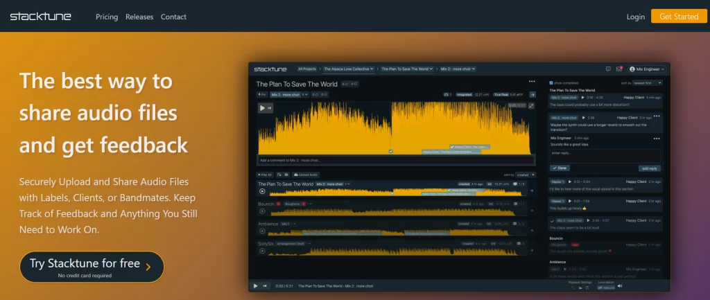 Аудиохостинг Stacktune