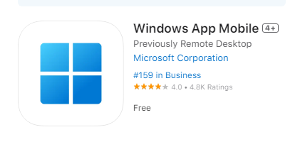 Windows App Mobile