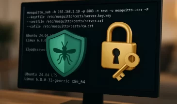 Защита Mosquitto на Ubuntu 24.04: настройка аутентификации и шифрования