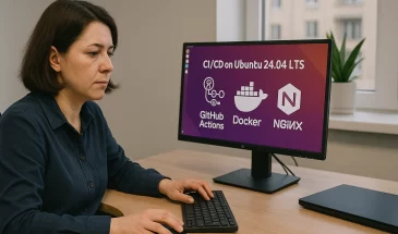 CI/CD на базе Ubuntu 24.04 LTS: GitHub Actions, Docker, NGINX