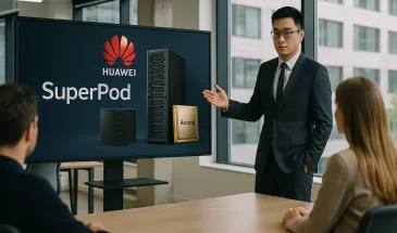 Huawei показала систему SuperPoD для ИИ и чипы Ascend как ответ Nvidia
