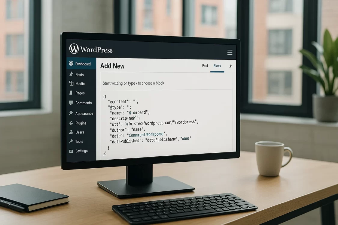 Как вручную добавить структурированные данные на сайт WordPress