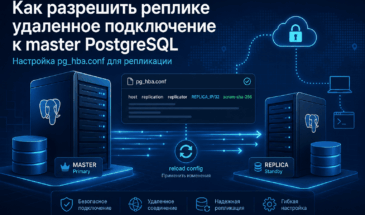 Как разрешить репликеудаленное подключение кmaster-серверу PostgreSQL